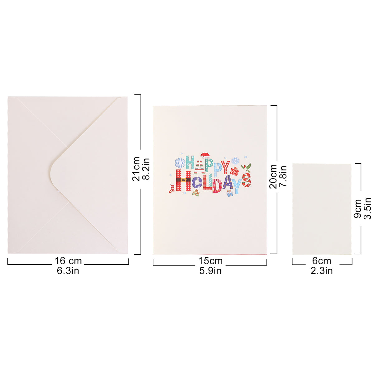 Happy Holidays Pop up Card