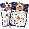 Halloween Bingo Game Cards Set