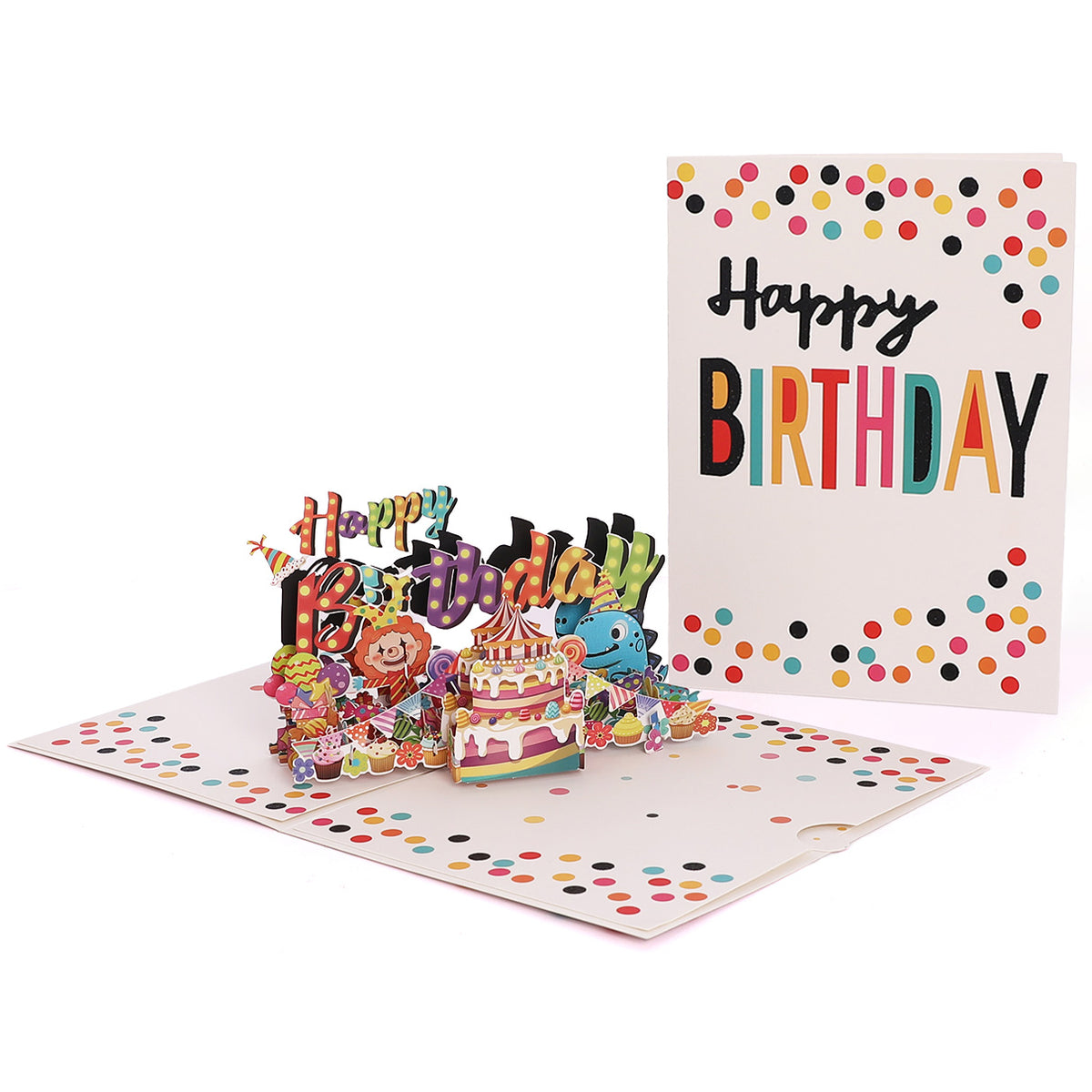 Happy Birthday Confetti Pop-Up Card