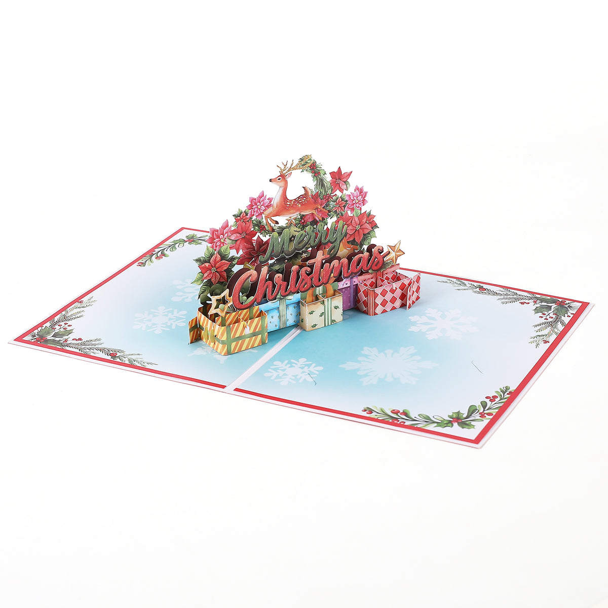 Christmas Reindeer Pop up Card
