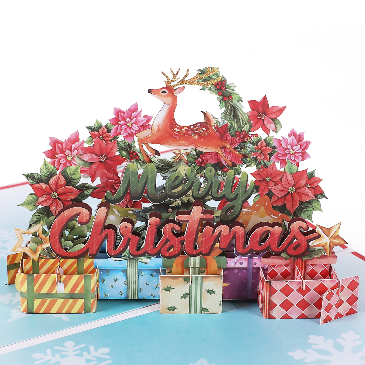 Christmas Reindeer Pop up Card