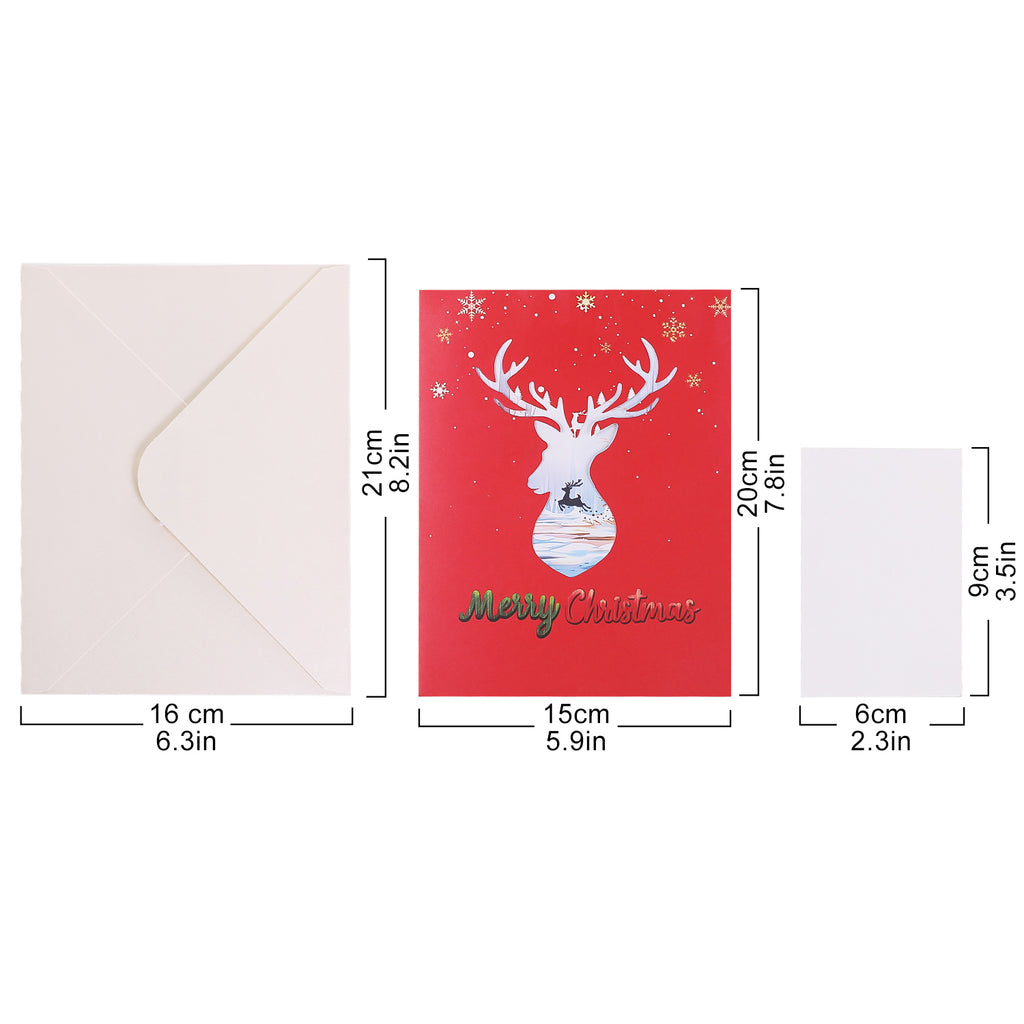 Christmas Reindeer Pop up Card