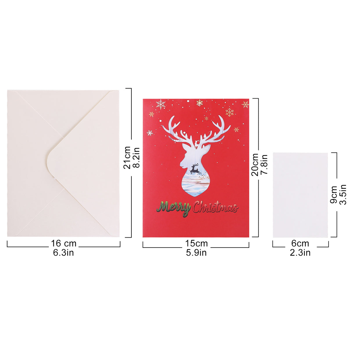 Christmas Reindeer Pop up Card