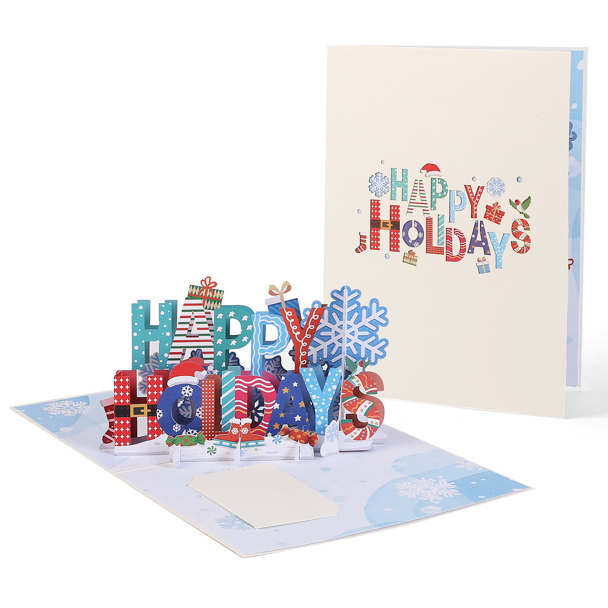 Happy Holidays Pop up Card