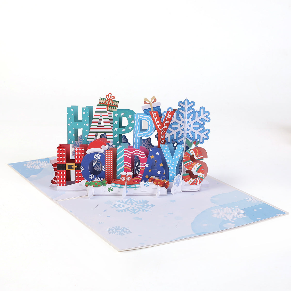 Happy Holidays Pop up Card