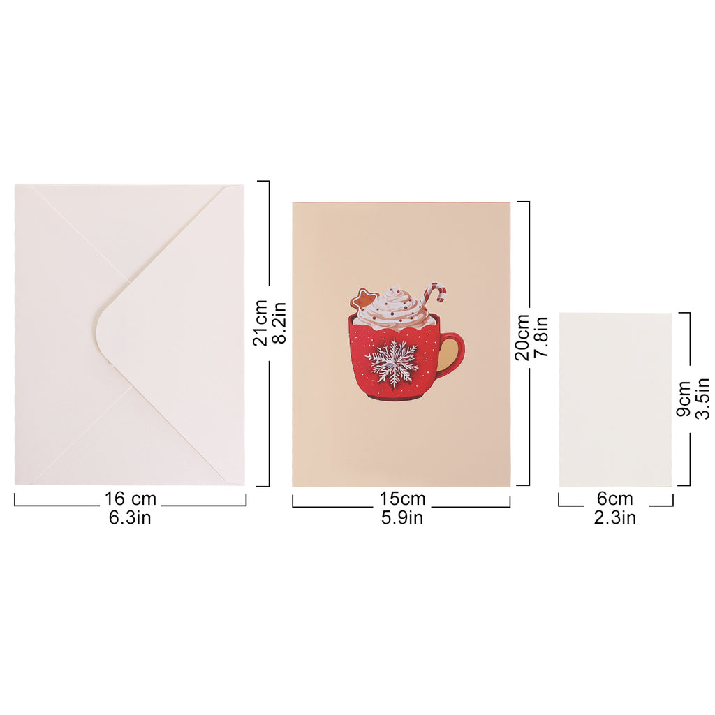 Christmas Hot Cocoa Mug Pop up Card