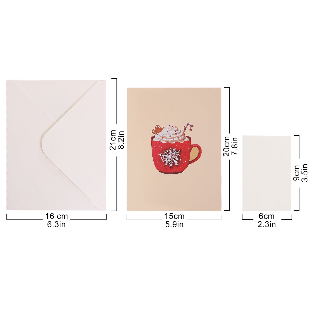 Christmas Hot Cocoa Mug Pop up Card