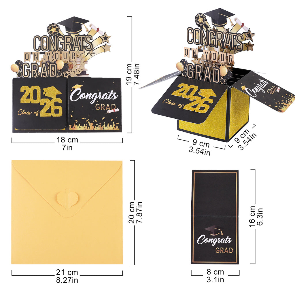 Class of 2026 Graduation Pop-Up Card