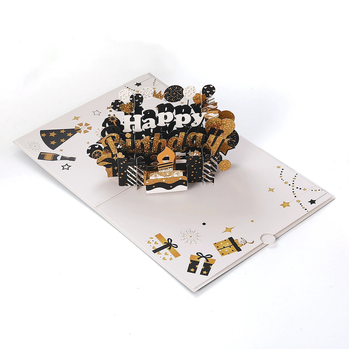 Birthday Cake & Balloon Pop-Up Card