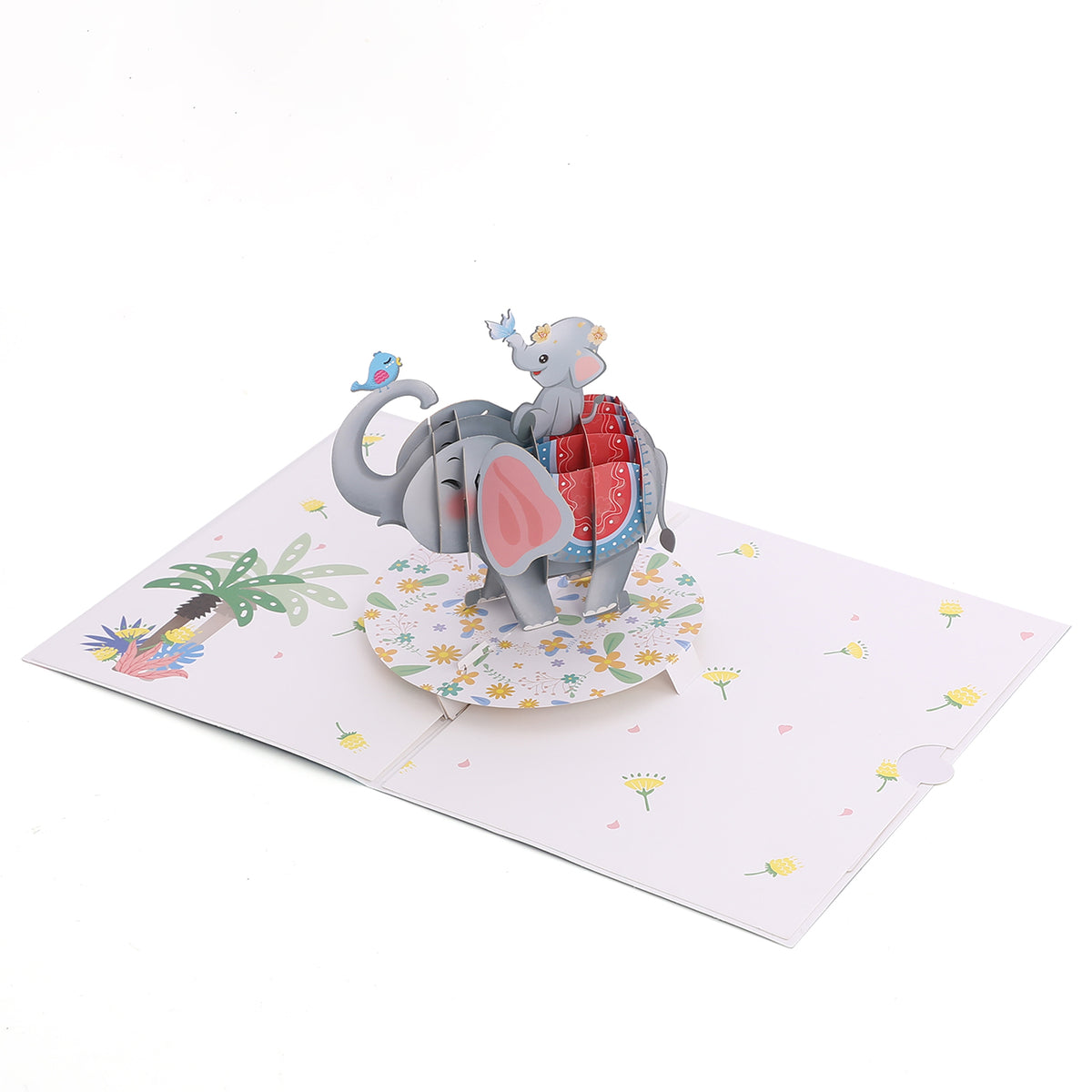 Love You Mum Elephant Pop-Up Card
