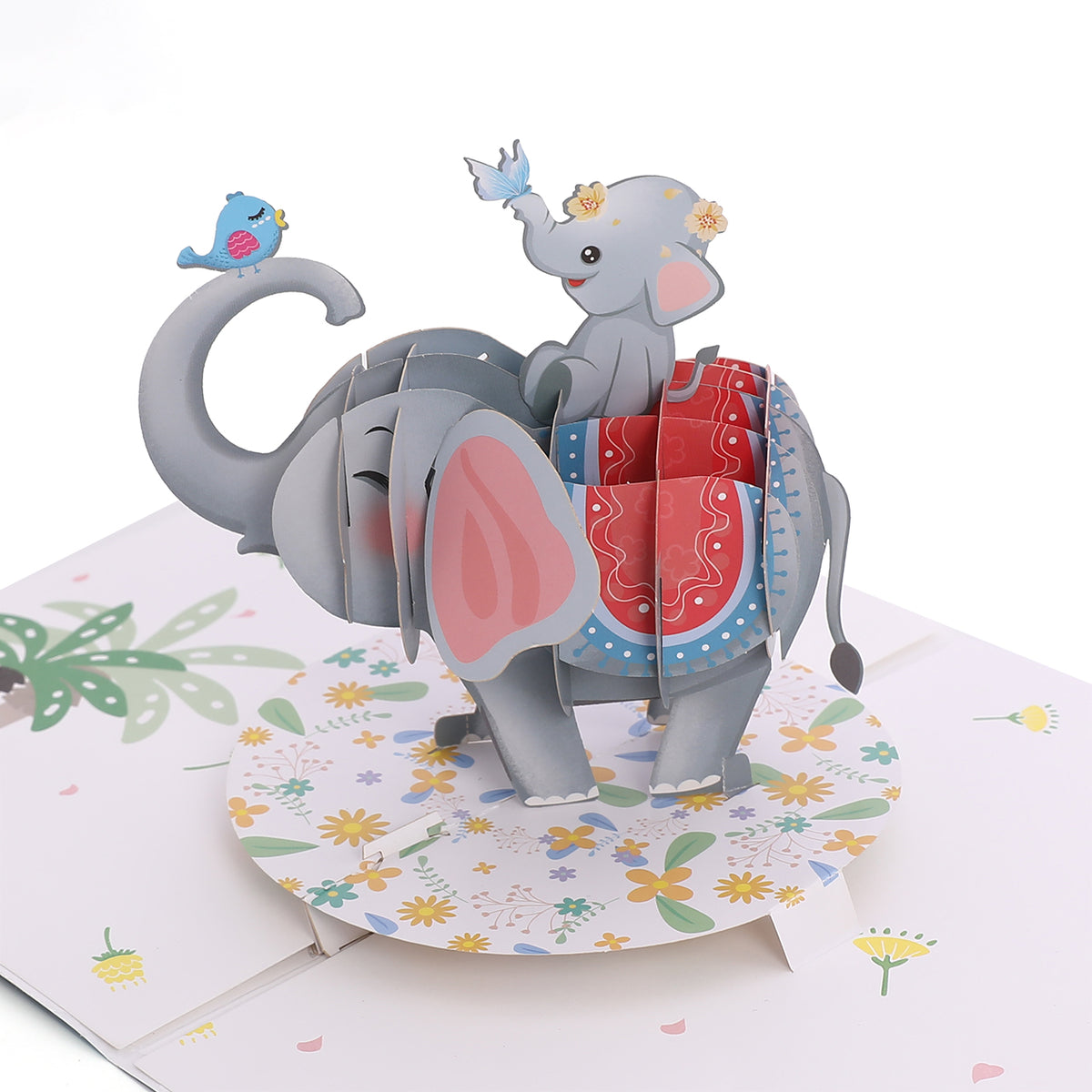 Love You Mum Elephant Pop-Up Card