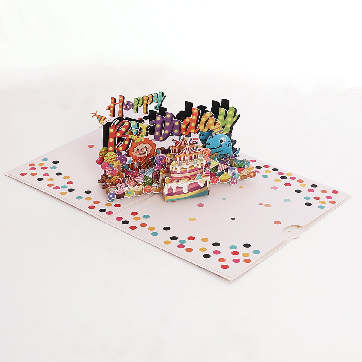 Happy Birthday Confetti Pop-Up Card