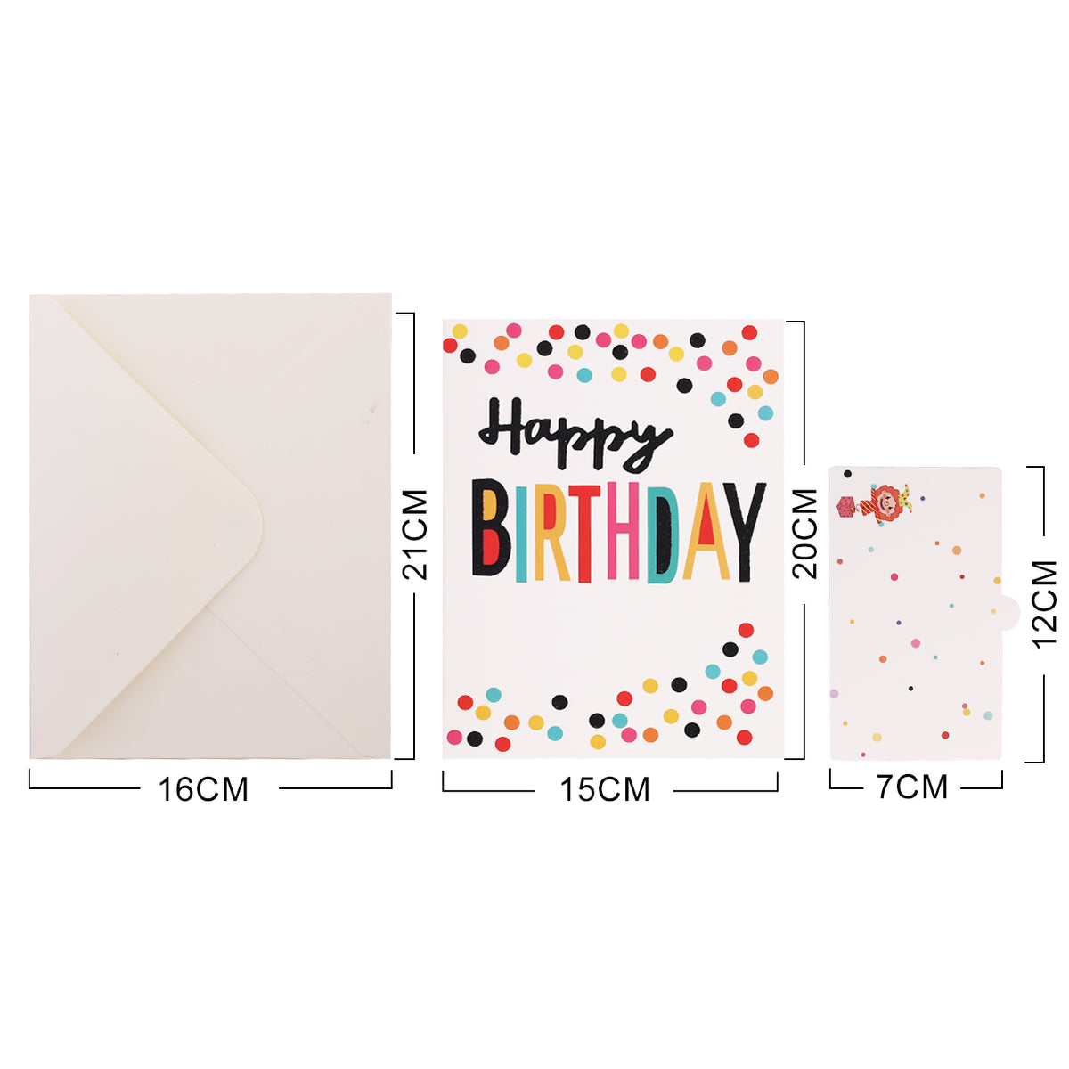 Happy Birthday Confetti Pop-Up Card