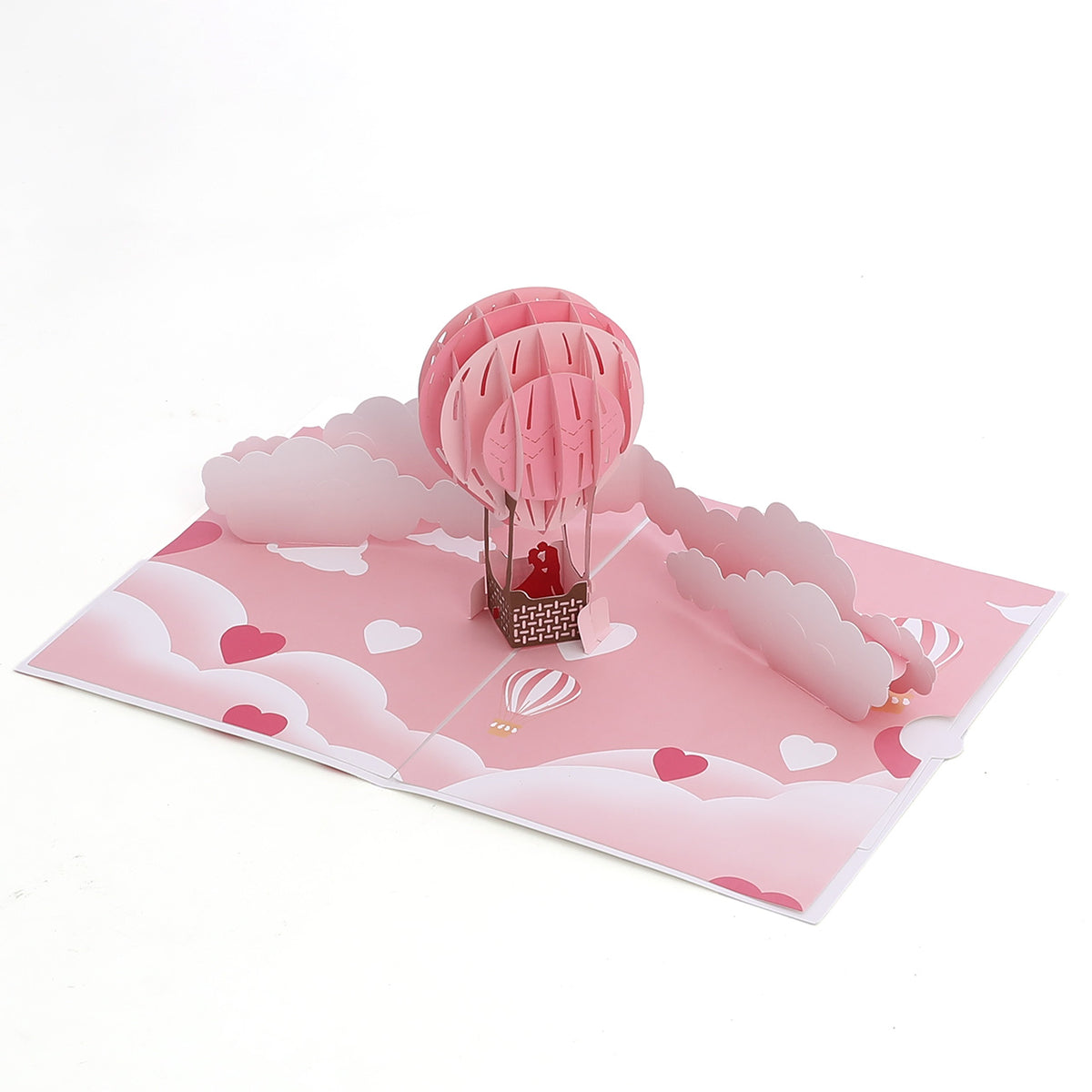 Air Balloon Valentine's Pop-Up Card