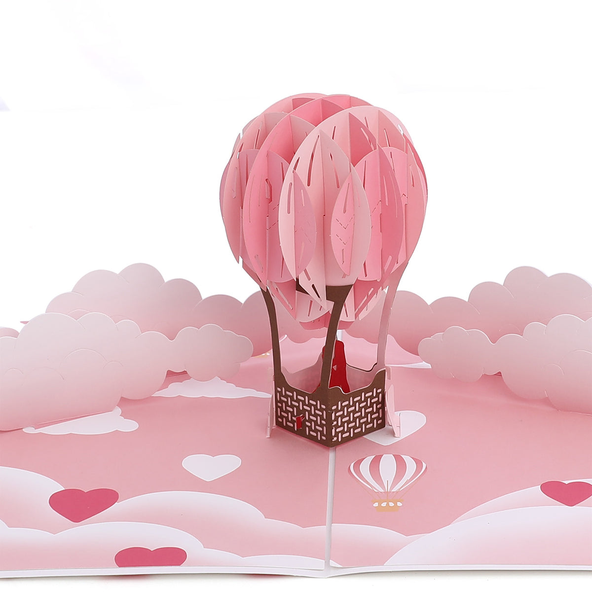 Air Balloon Valentine's Pop-Up Card