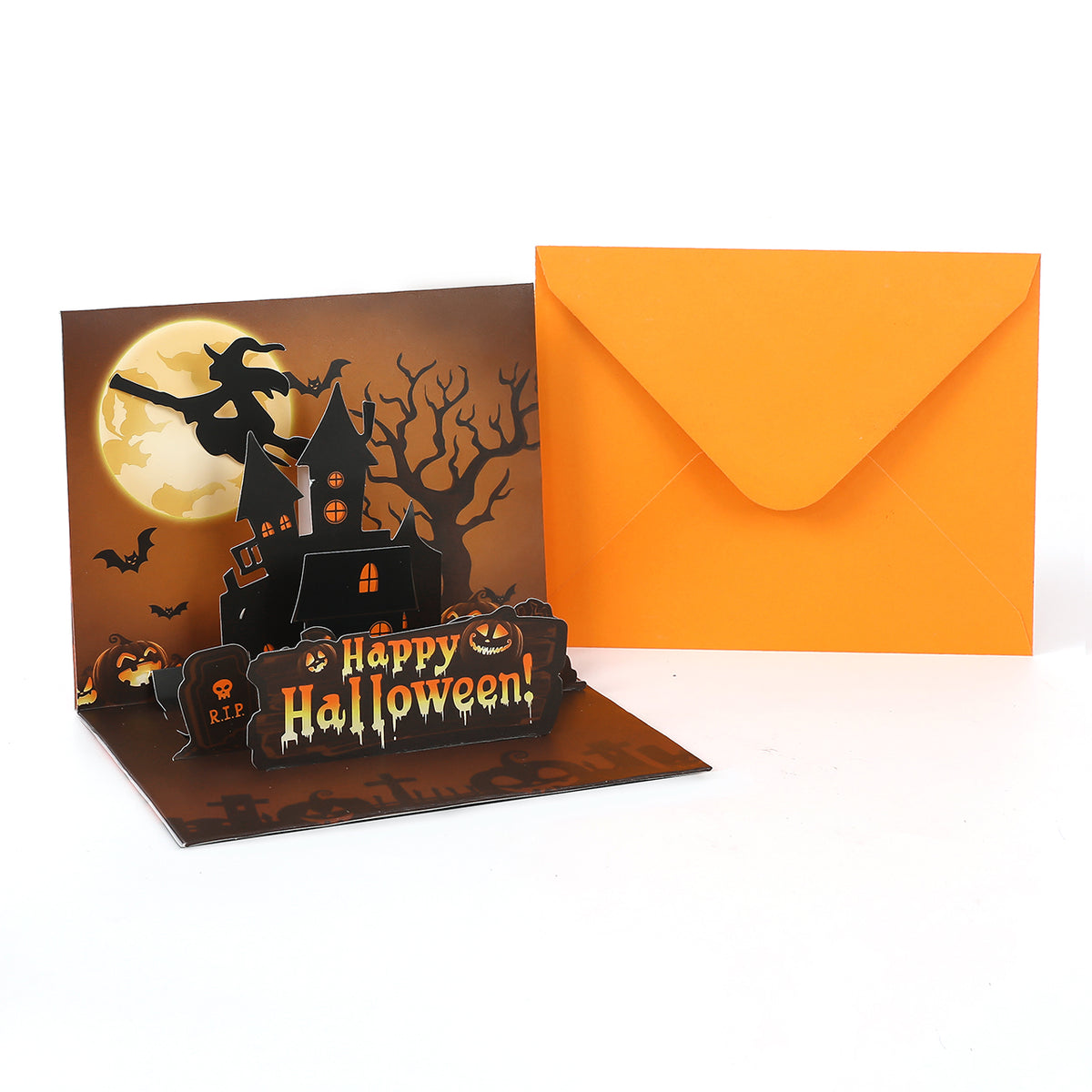 Halloween 3D Pop Up Card with Envelope