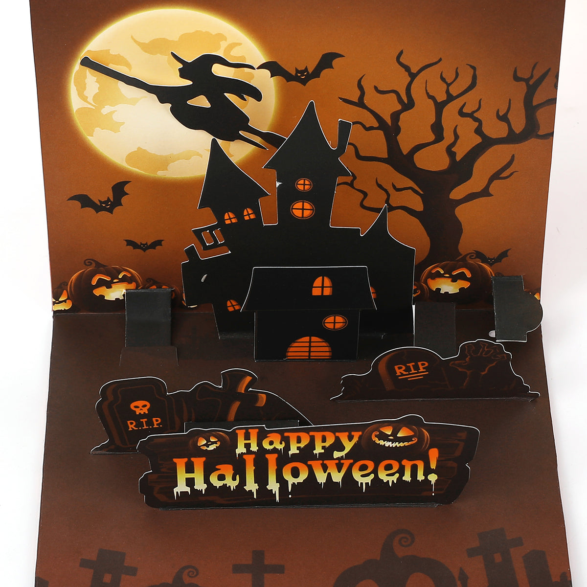 Halloween 3D Pop Up Card with Envelope