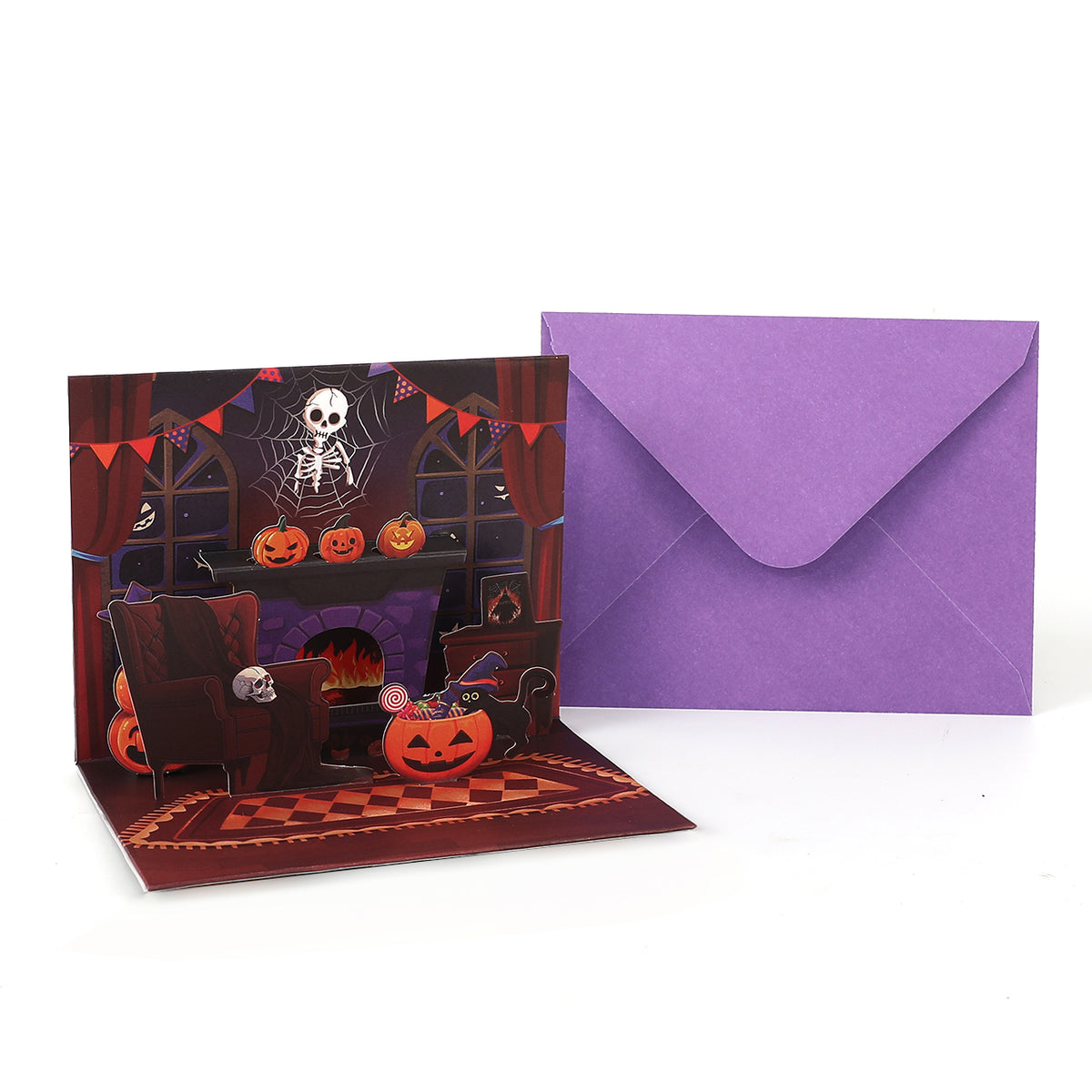 Halloween 3D Pop Up Card with Envelope