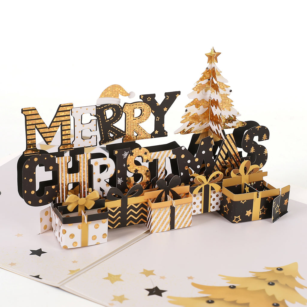 Merry Christmas Tree Pop up Card