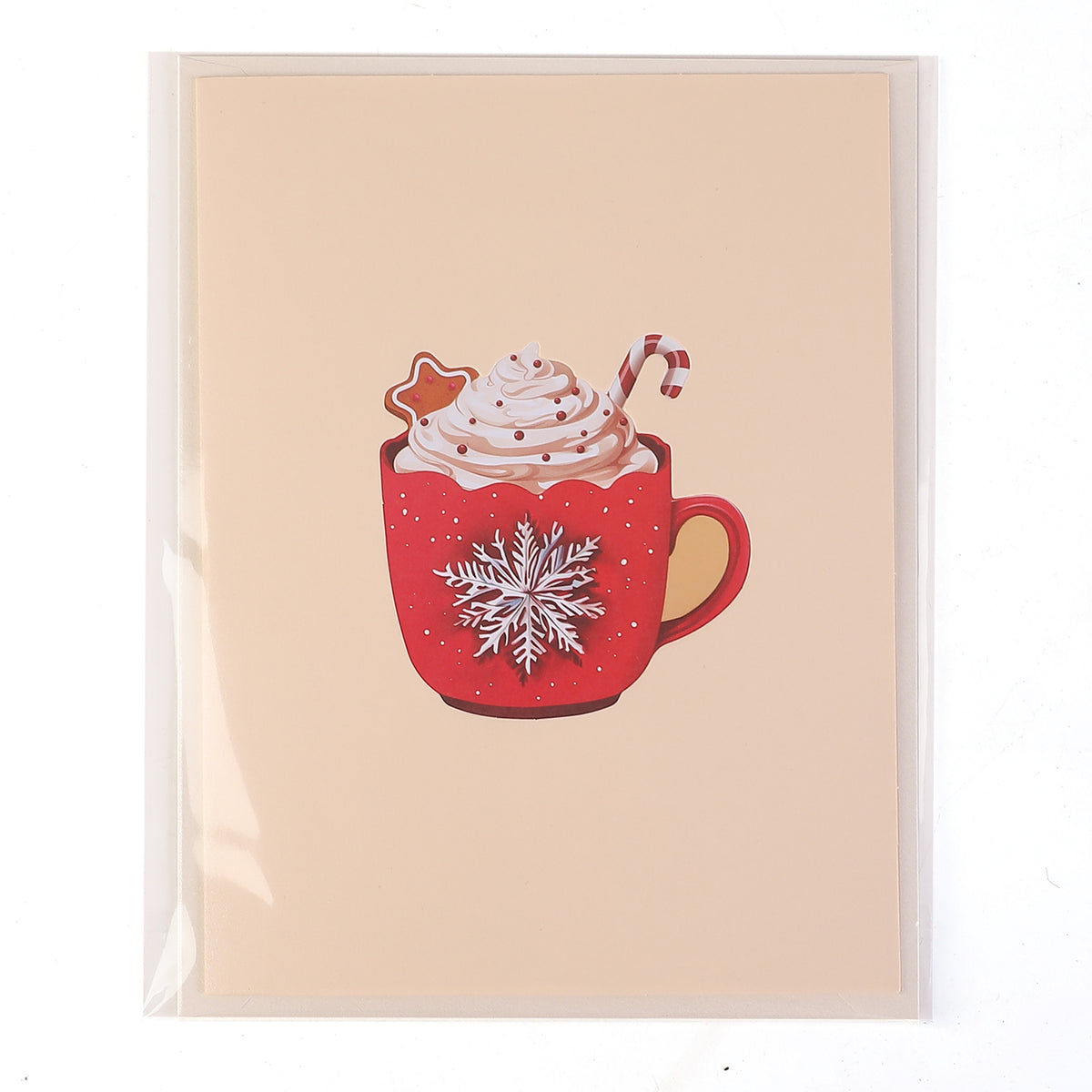 Christmas Hot Cocoa Mug Pop up Card