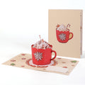 Christmas Hot Cocoa Mug Pop up Card
