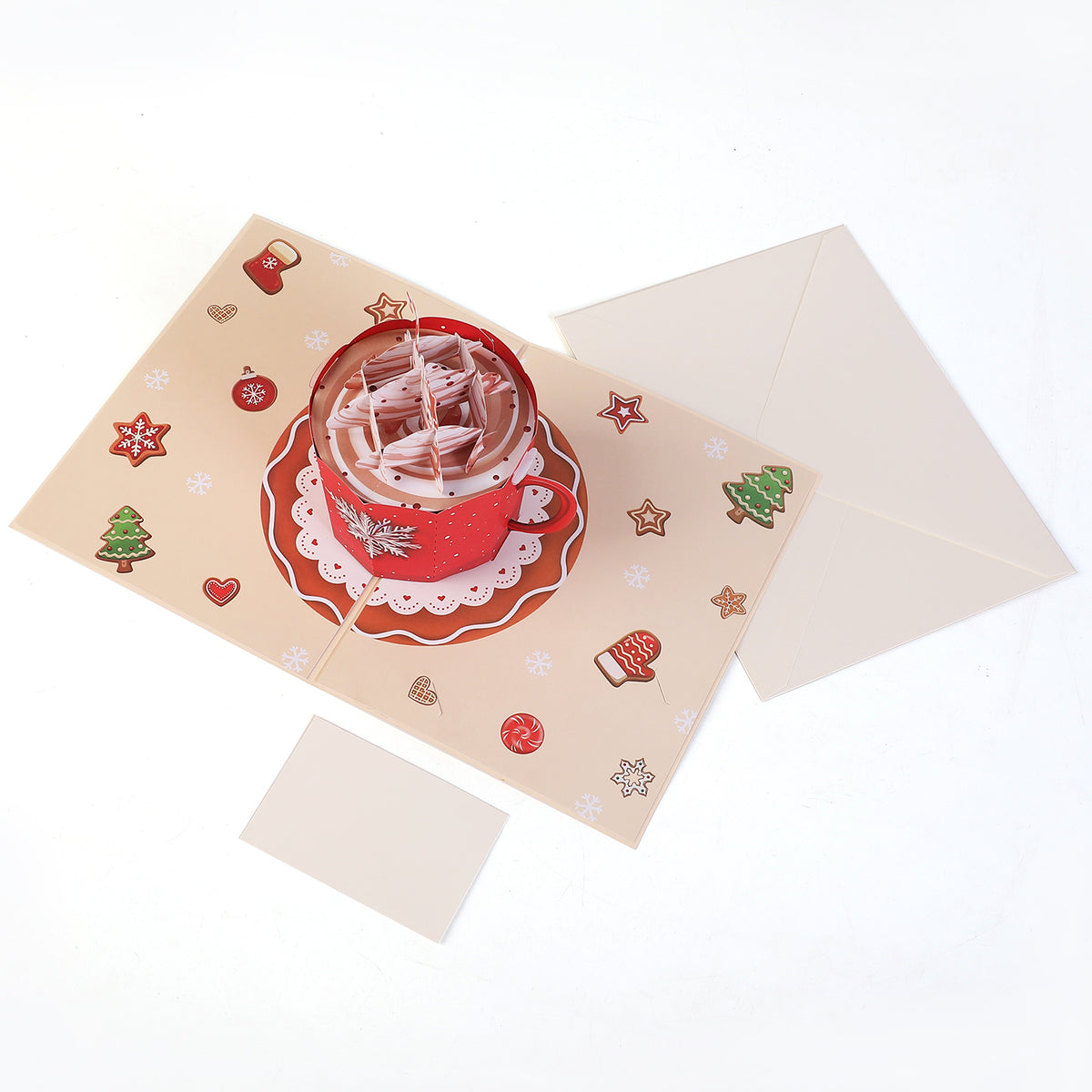Christmas Hot Cocoa Mug Pop up Card