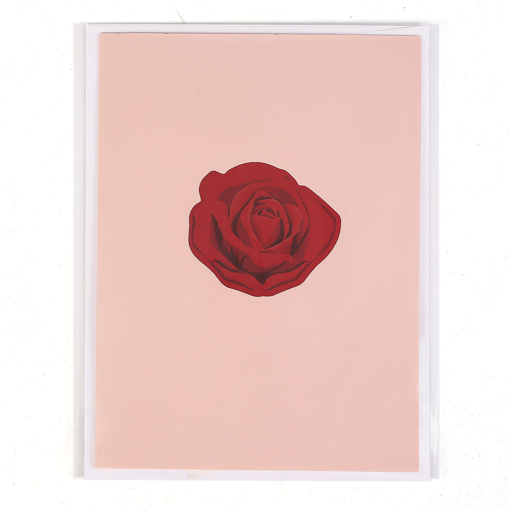 Love You Red Roses Pop Up Card