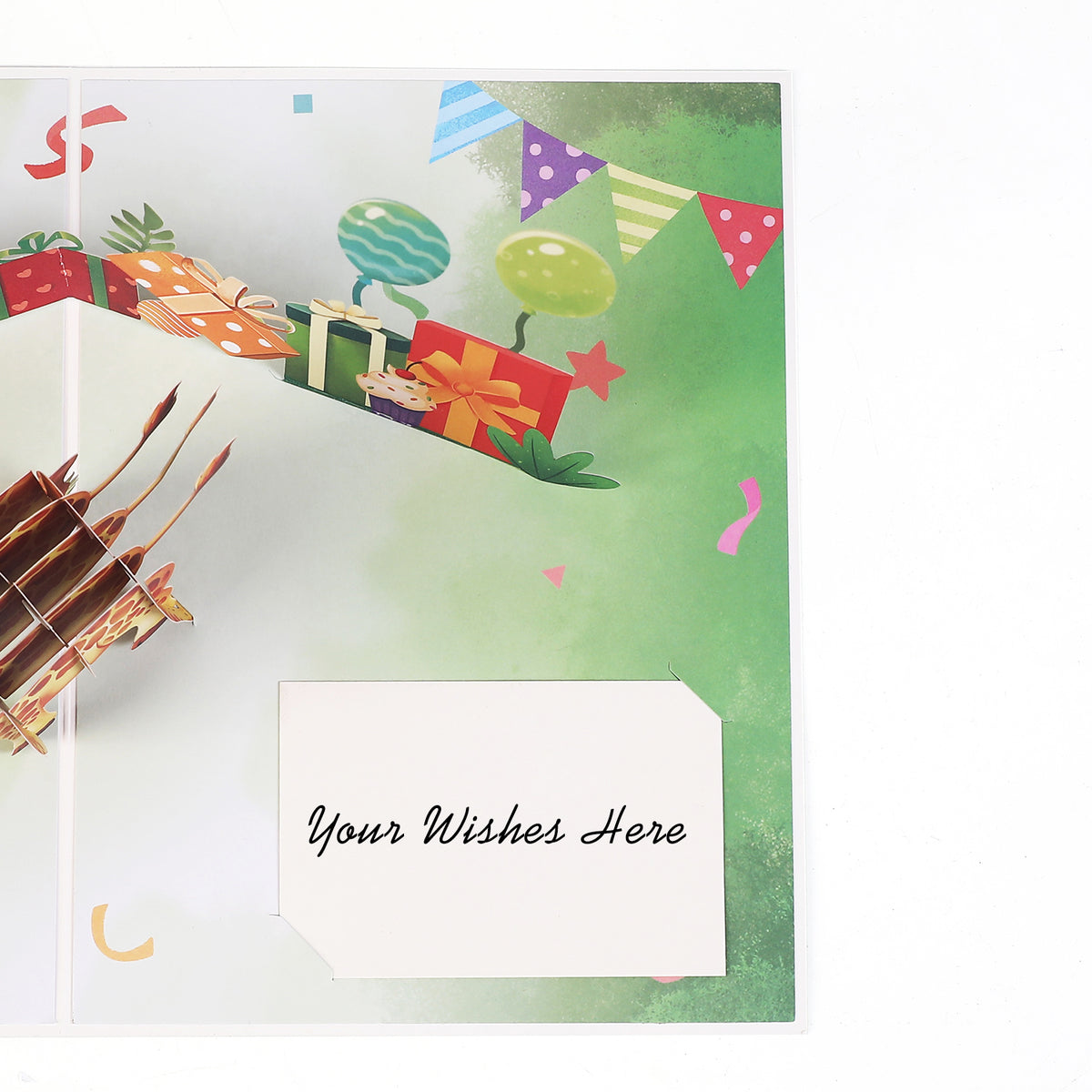 Giraffe Birthday Pop Up Card