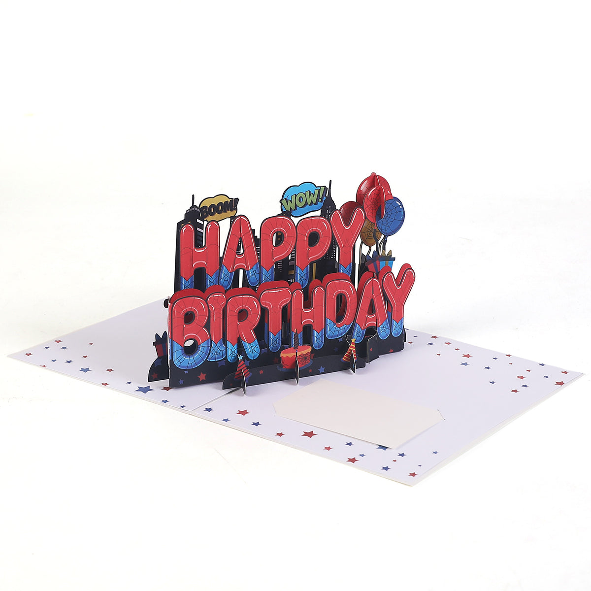 Superhero 3D Pop-Up Birthday Card