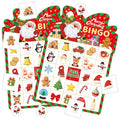 Christmas Santa Edition Bingo Game Cards Set